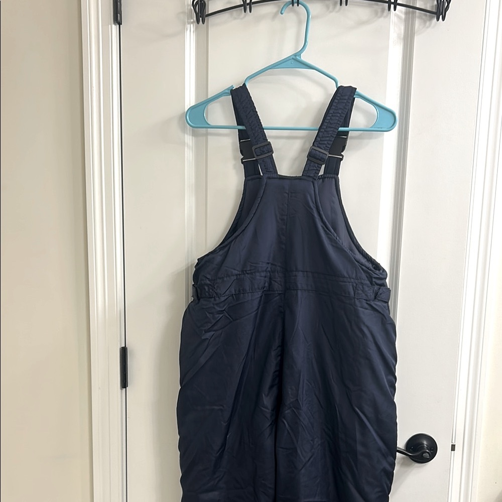 Kids Navy Snow Bib Overalls